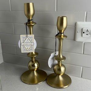 Gold Candle Holders
